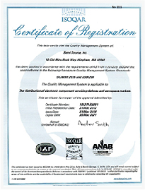 ISO 9001 & AS9120B Certification