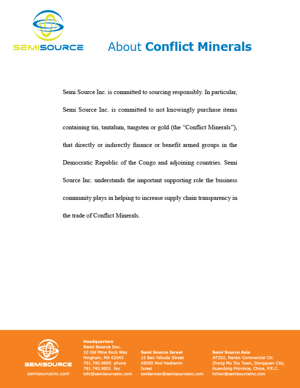 Conflict Minerals