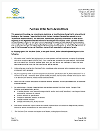 Purchase Order Terms & Conditions