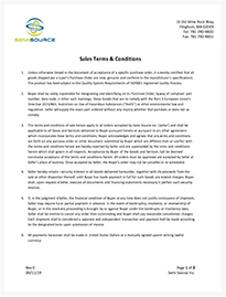 Sales Terms & Conditions